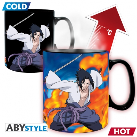 Naruto Shippuden hőre változó bögre (460ml)