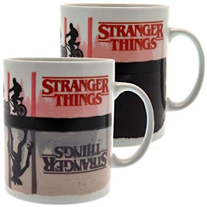 Stranger Things Upside Down hőre változó bögre (330ml)