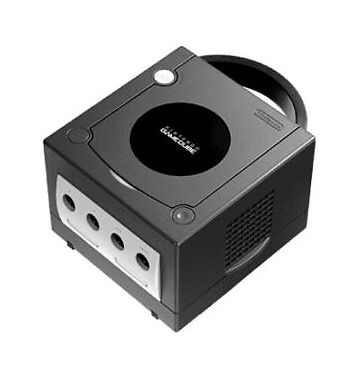 Nintendo GameCube Jet Black (Logic3 kontrollerrel) - GameCube Gépek