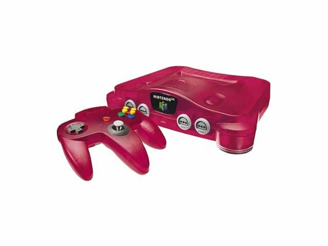 Nintendo 64 Watermelon Red
