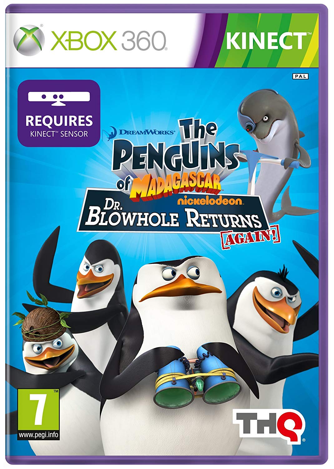 Dreamworks Nickelodeon The Penguins of Madagascar Dr Blowhole Returns Again (Kinect) - Xbox 360 Játékok