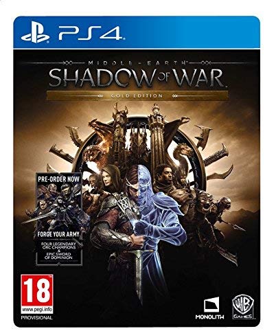 Middle Earth Shadow of War Gold Edition - PlayStation 4 Játékok