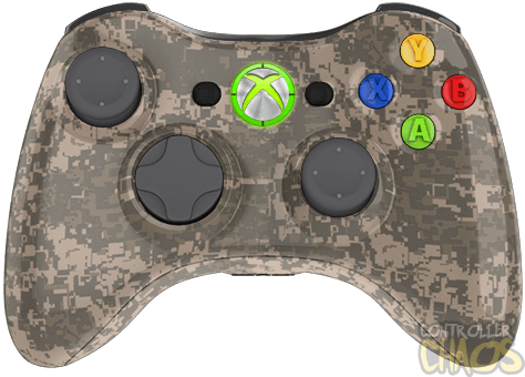 Xbox 360 Wireless Controller Custom Camouflage