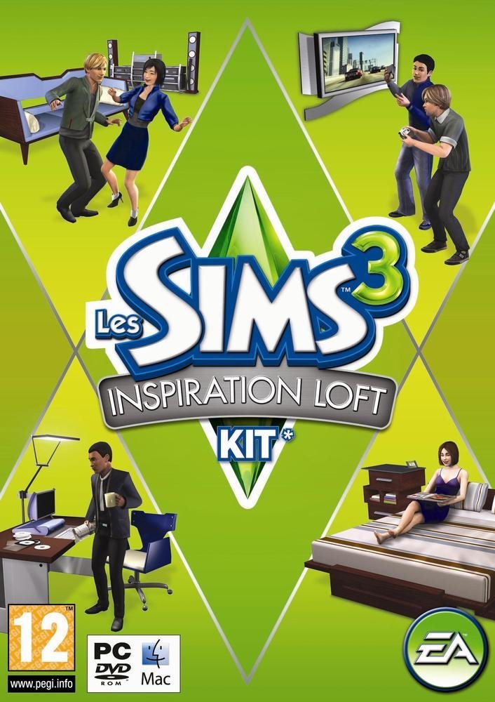 The Sims 3 Inspiration Loft Kit DLC - Számítástechnika Játékok