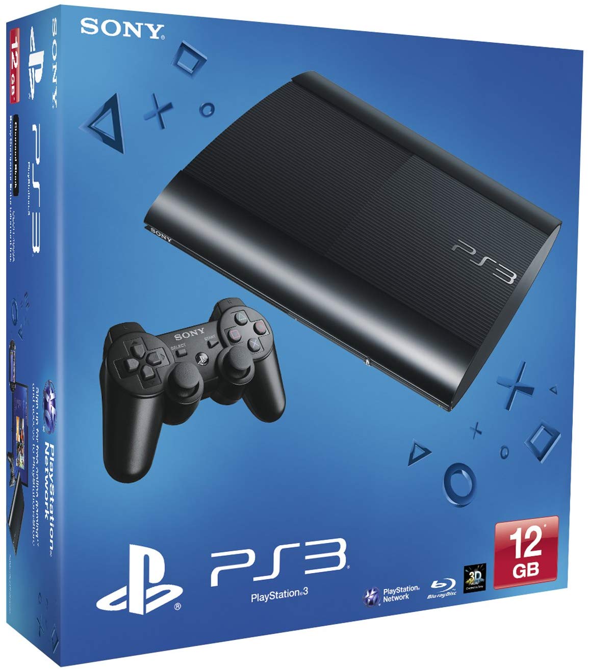 PlayStation 3 Super Slim 12GB (felbontott csomagolás)