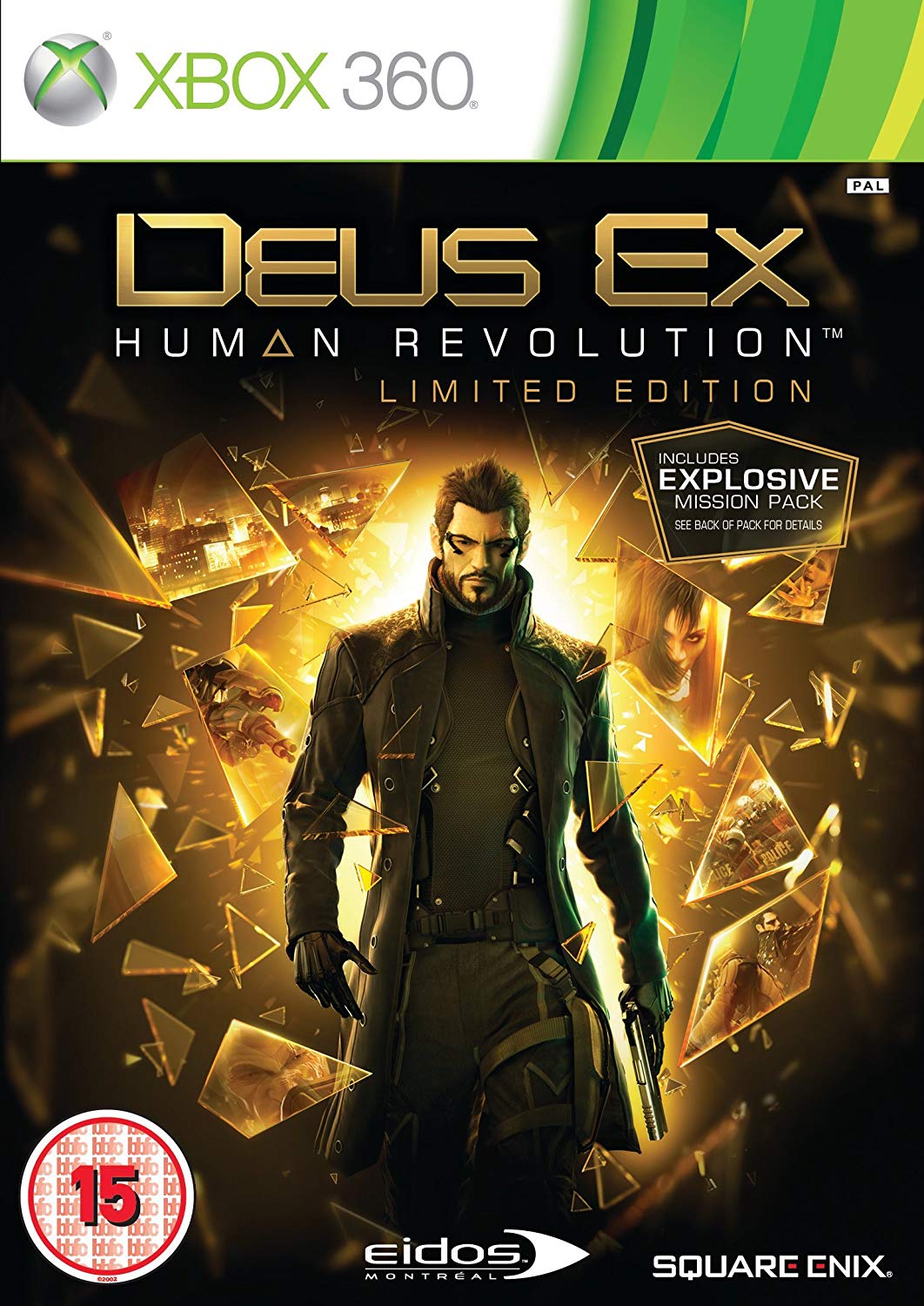 Deus Ex Human Revolution Limited Edition (német doboz, artbook nélkül) - Xbox 360 Játékok