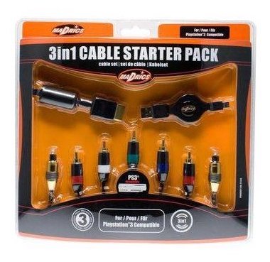 Madrics 3 in 1 Cable Starter Pack
