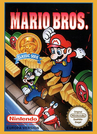 Mario Bros Classic Serie (német, csak kazetta + ajándék eredeti porvédő)