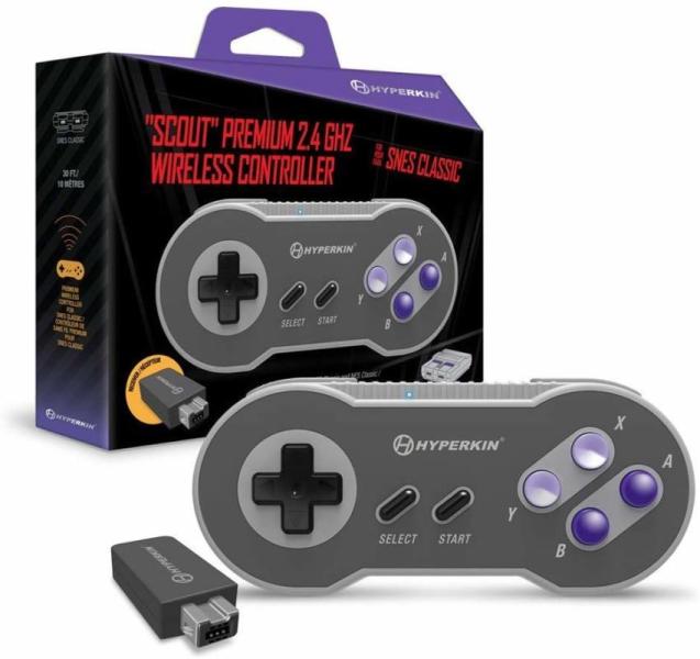 Hyperkin Scout Premium 2.4GHZ Wireless Controller (SNES Classic + NES Classic kompatibilis)