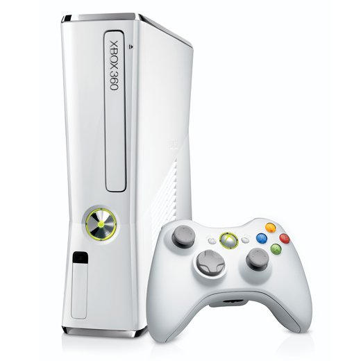 Xbox 360 Slim 250GB Fehér - Xbox 360 Gépek