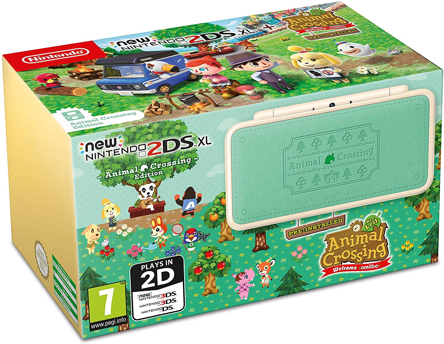 New Nintendo 2DS XL Animal Crossing Edition