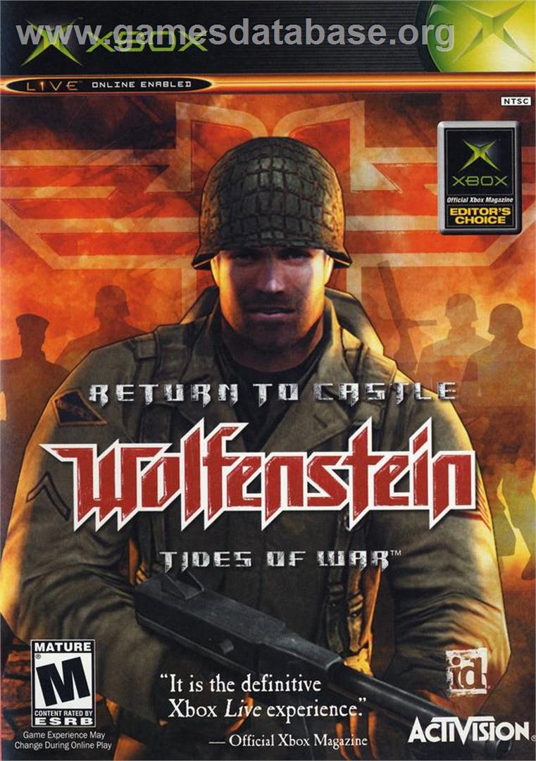Return To The Castle Wolfenstein Tides of War - Xbox Classic Játékok