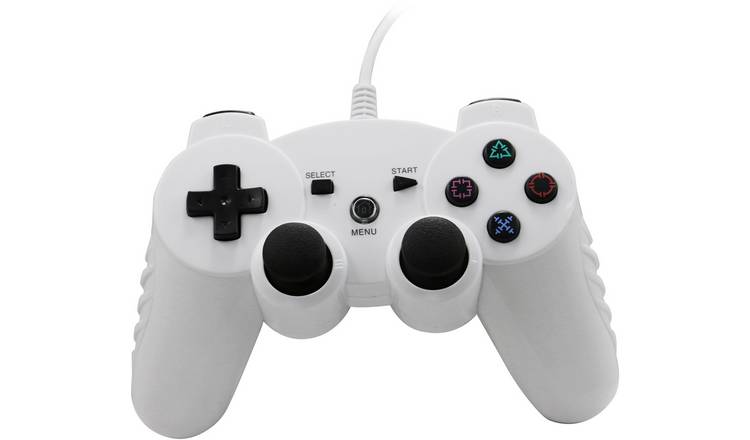 PS3 vezetékes kontroller White (DG-8186) - PlayStation 3 Kontrollerek