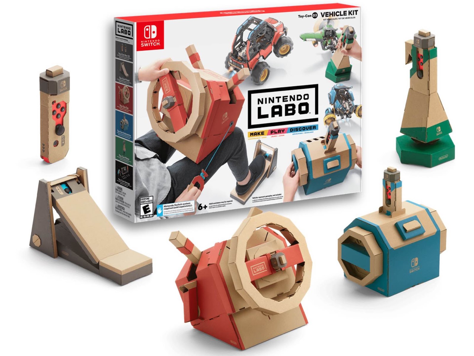 Nintendo Labo Toy-Con 03 Vehicle Kit - Nintendo Switch Kiegészítők