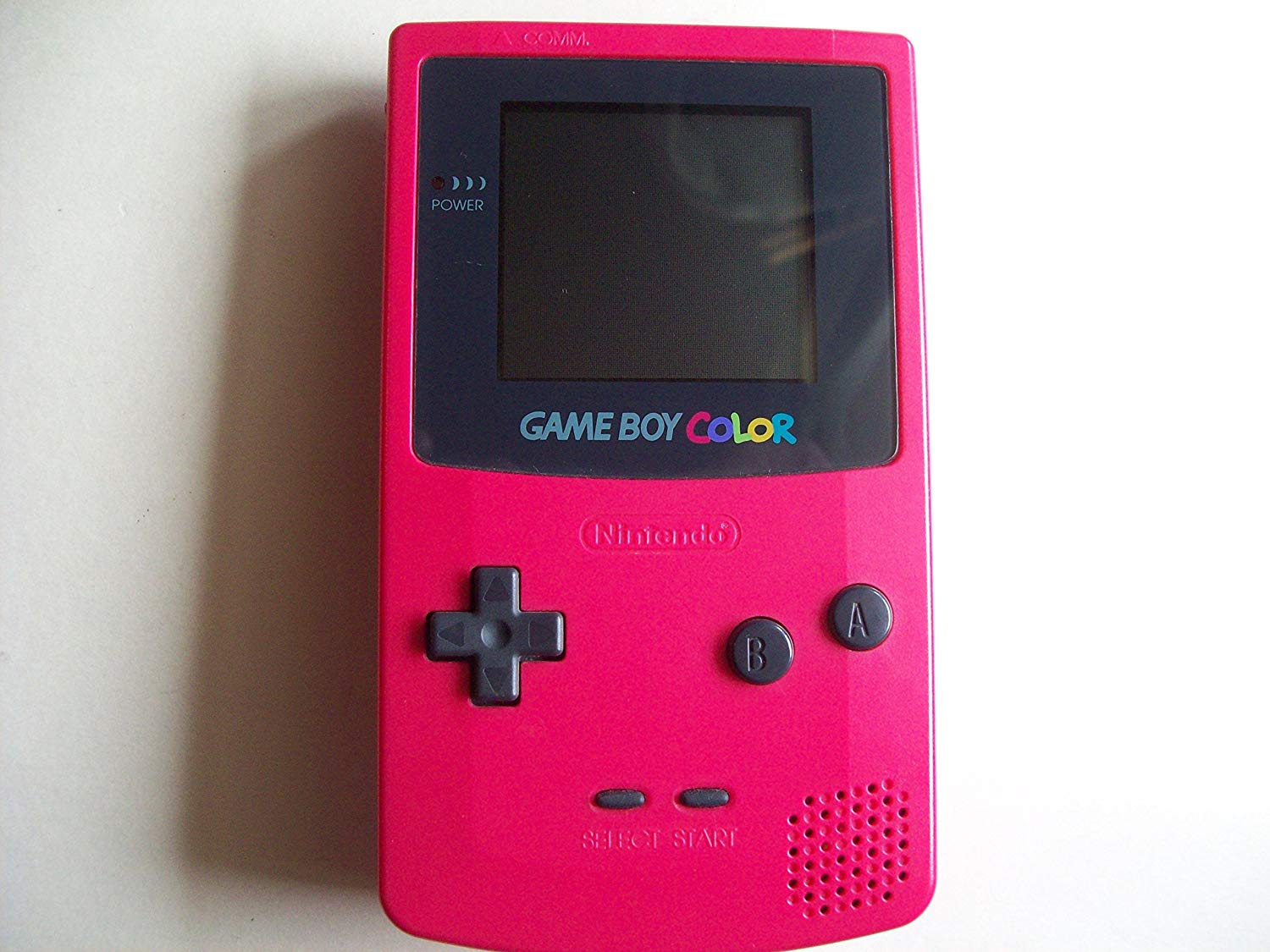 Game Boy Color Red (sérült elemfedéllel)