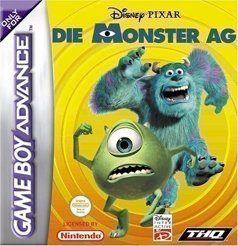 DIsney Pixar Monster Inc (német) - Game Boy Advance Játékok