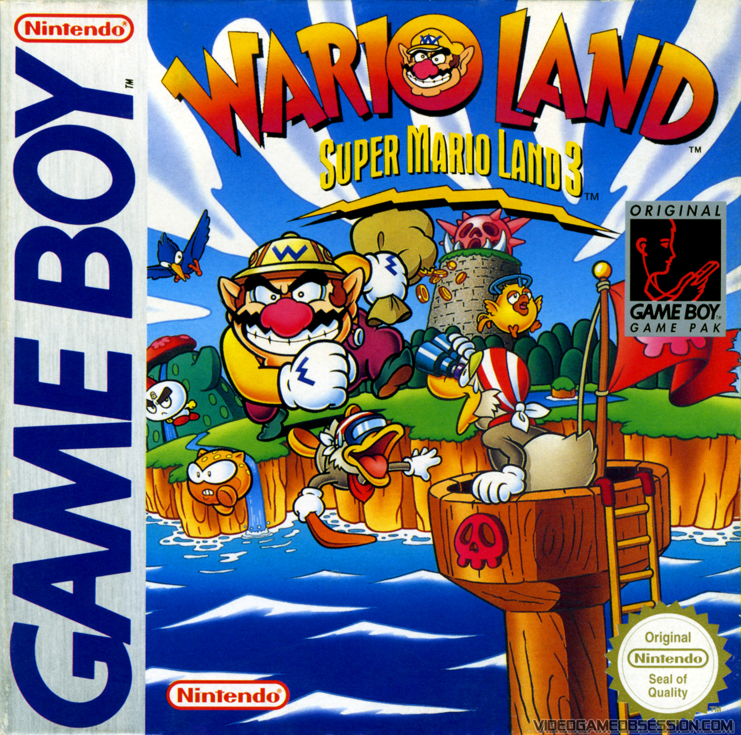 Wario Land Super Mario Land 3 (német manual nélkül)