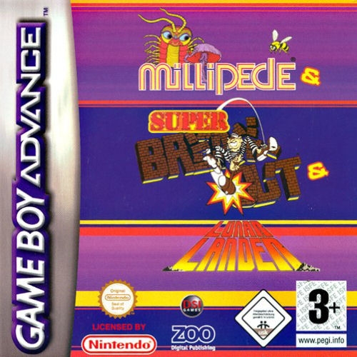 Millipede Super Break Out Lunar Lander 3 in 1