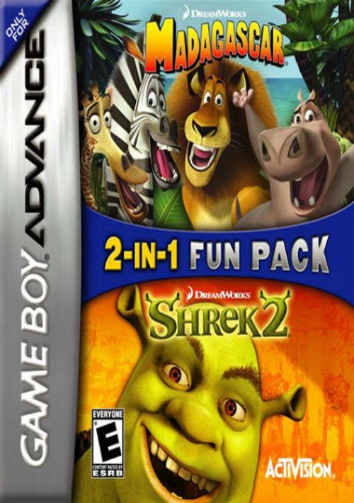 Shrek 2 Madagascar Operation Penguin (NTSC) - Game Boy Advance Játékok