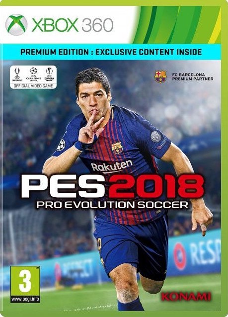 Pro Evolution Soccer 2018 (PES 18) Premium Edition - Xbox 360 Játékok