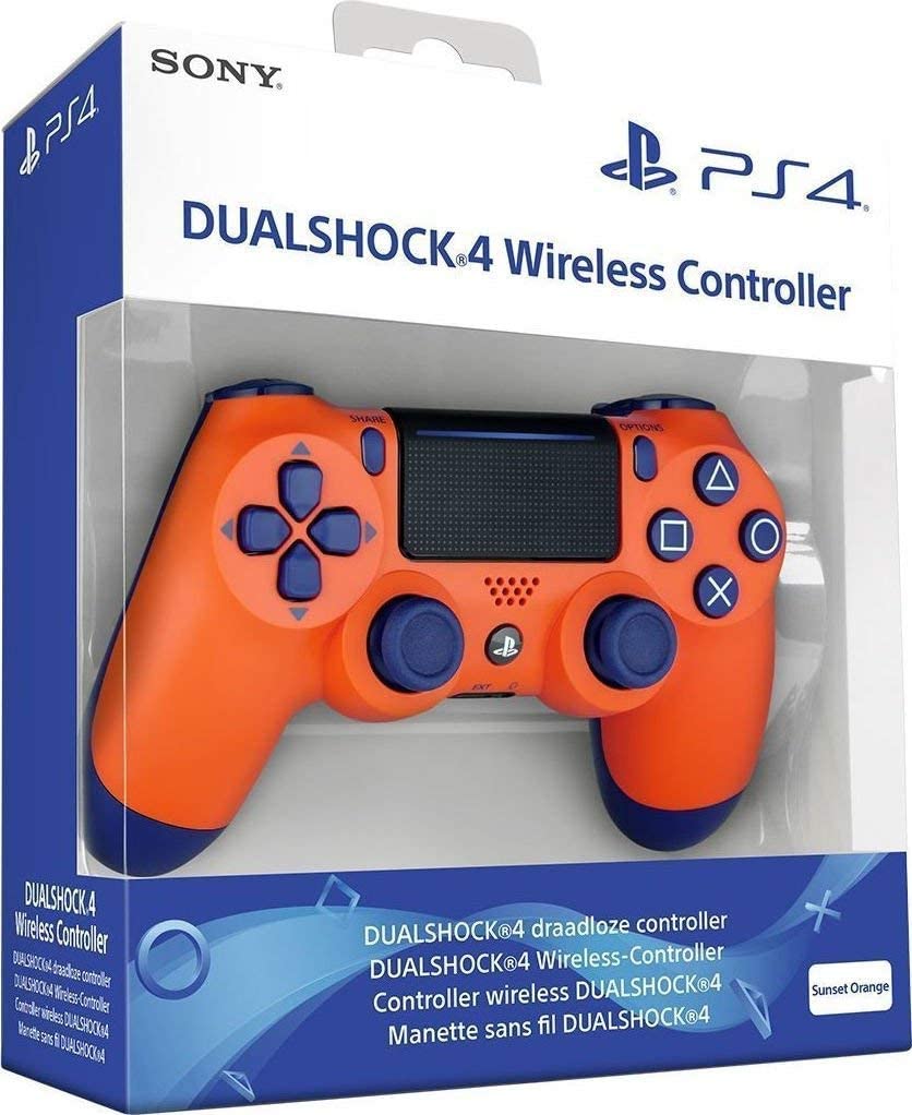 DualShock 4 V2 Wireless Controller Sunset Orange - PlayStation 4 Kontrollerek