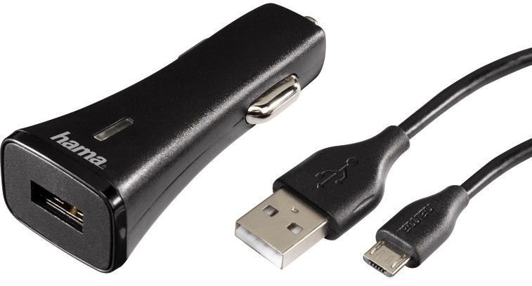 Hama Micro USB Autós Töltő (108365)