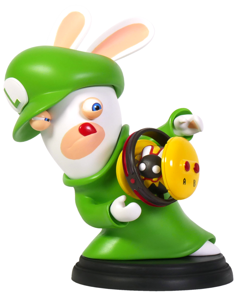 Mario and Rabbids Kingdom Battle Rabbid Luigi Figura