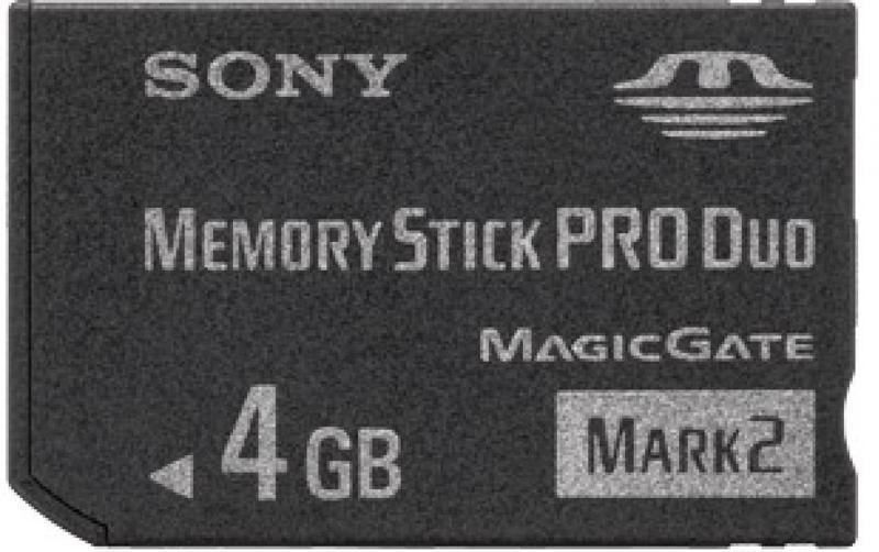 PSP Memóriakártya Memory Stick PRO Duo 4 GB - PSP Kiegészítők