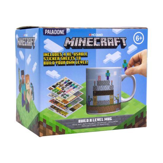 Minecraft Build a Level Mug plus 4 reusable sticker sheets