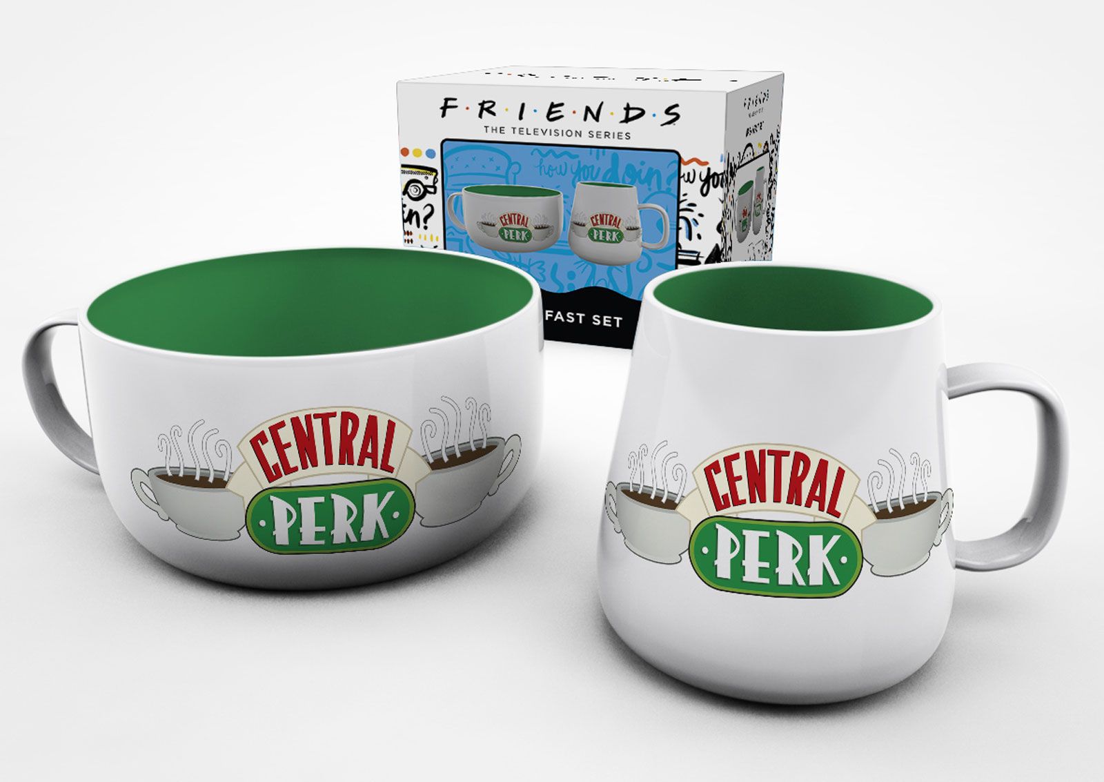 Friends Central Perk Reggeliző Készlet  - Ajándéktárgyak Bögre