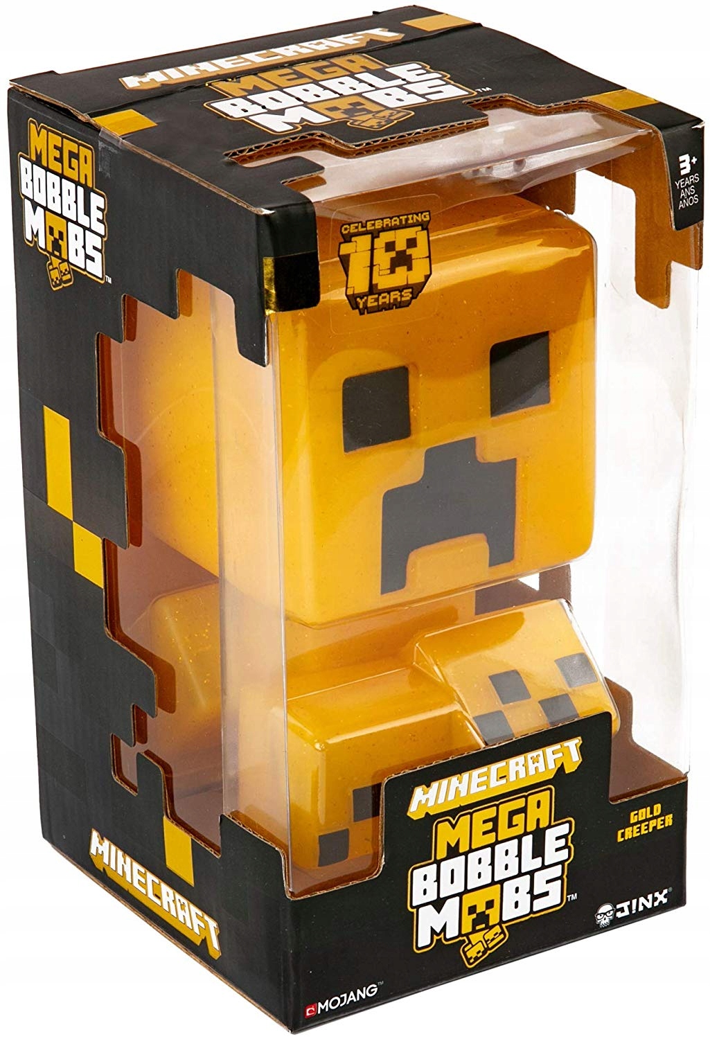 Minecraft Mega Bobble Mobs Világító Figura Sárga - Ajándéktárgyak Lámpa