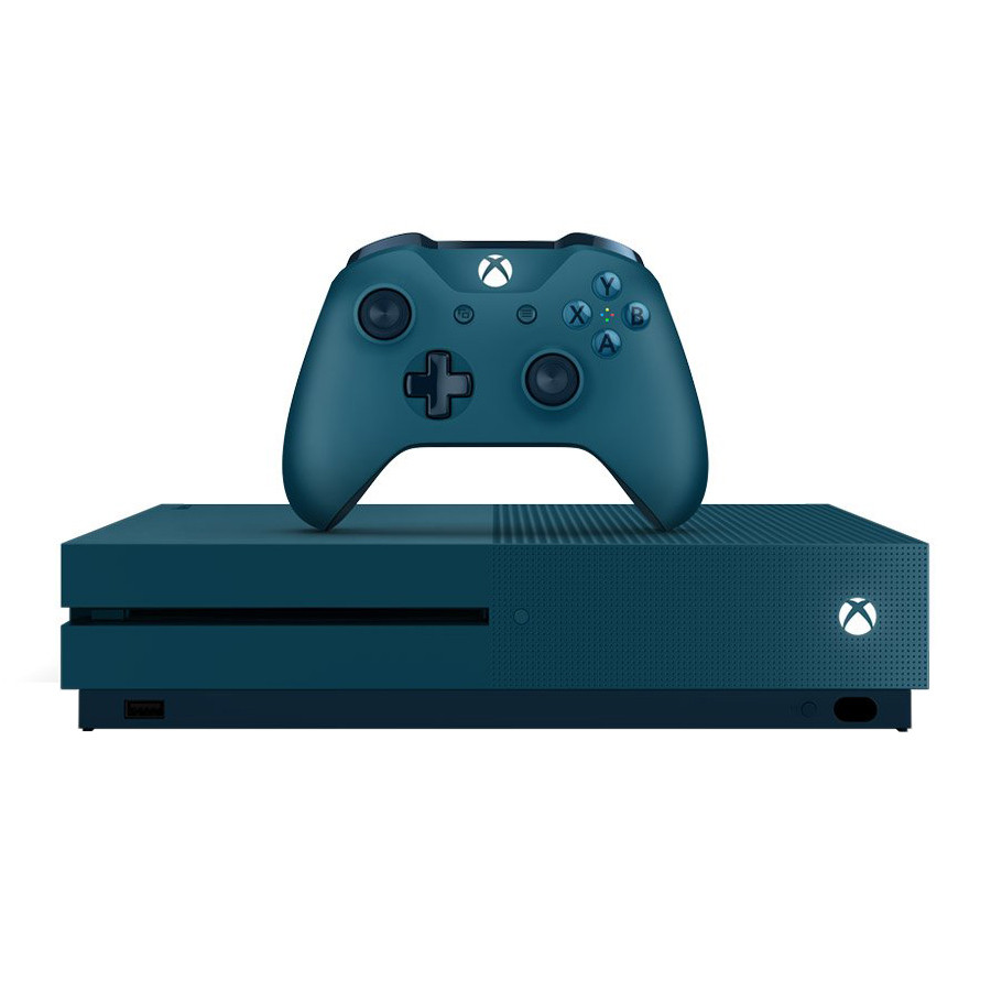 Xbox One S 500GB Deep Blue Special Edition (Fekete Kontrollerrel) - Xbox One Gépek