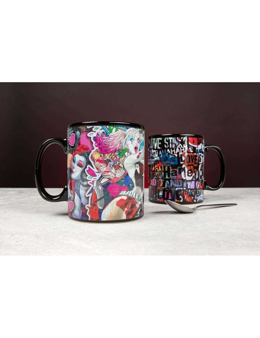 Harley Quinn Hőre Változó Bögre 400ml
