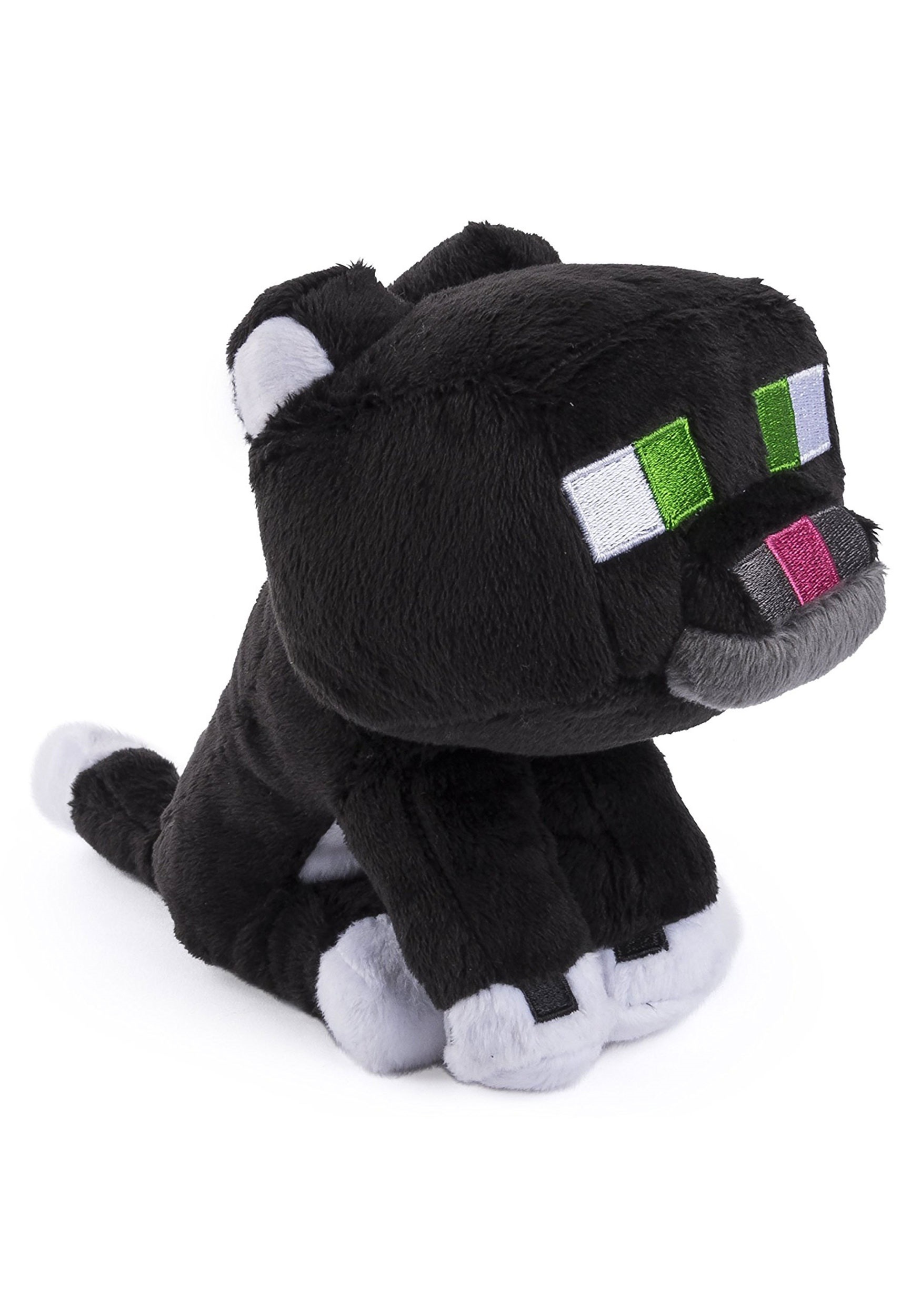 Minecraft Tuxedo Cat plüssfigura