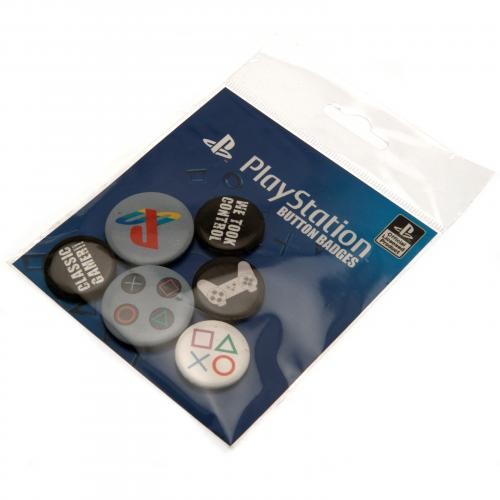 Plystation Button Badges Kitűző - Ajándéktárgyak Ajándéktárgyak