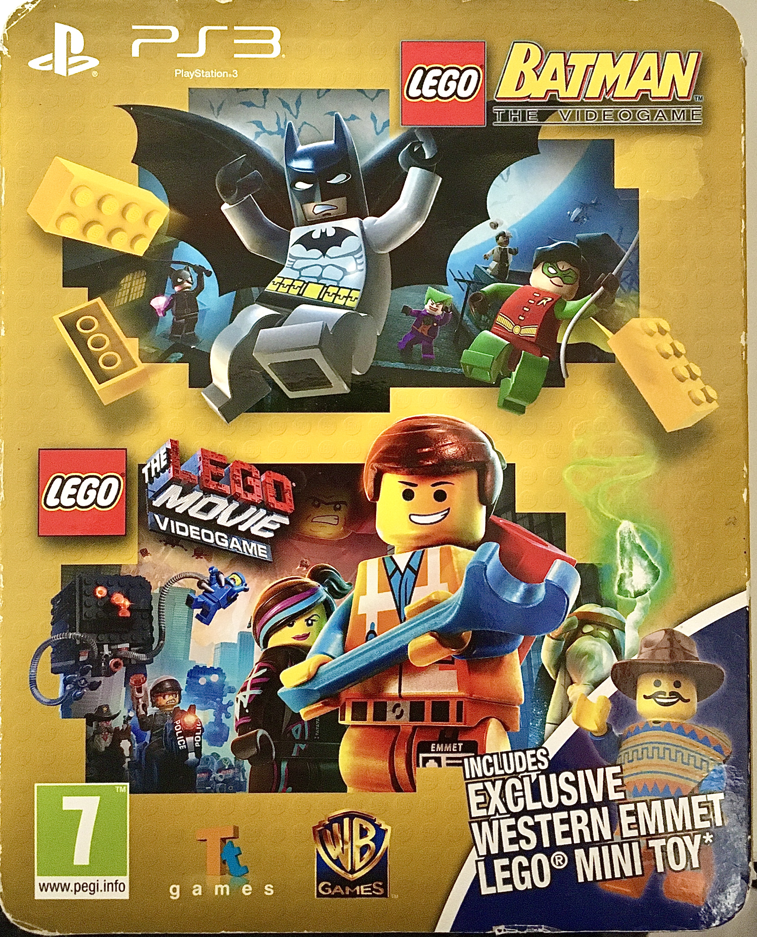 Lego Batman The Lego Movie Double Pack (exkluzív steelbookban, figura nélkül) - PlayStation 3 Játékok