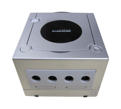 Nintendo GameCube Launch Edition Silver (Ezüst) utángyártott kontrollerrel