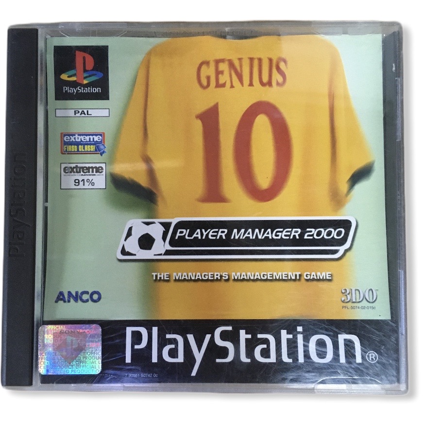 Player Manager 2000 (kiskönyv nélkül) - PlayStation 1 Játékok