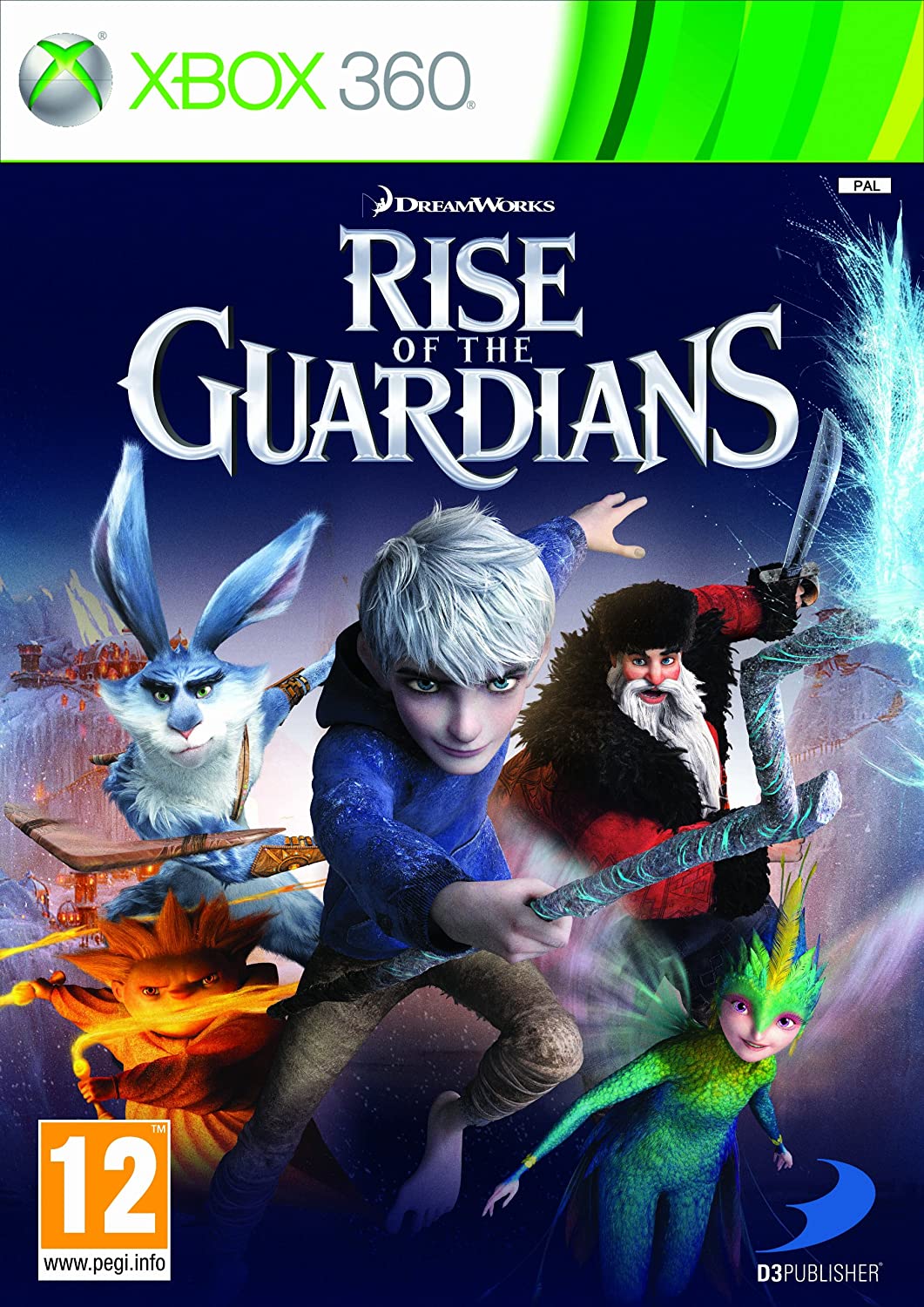 Dreamworks Rise Of The Guardians - Xbox 360 Játékok