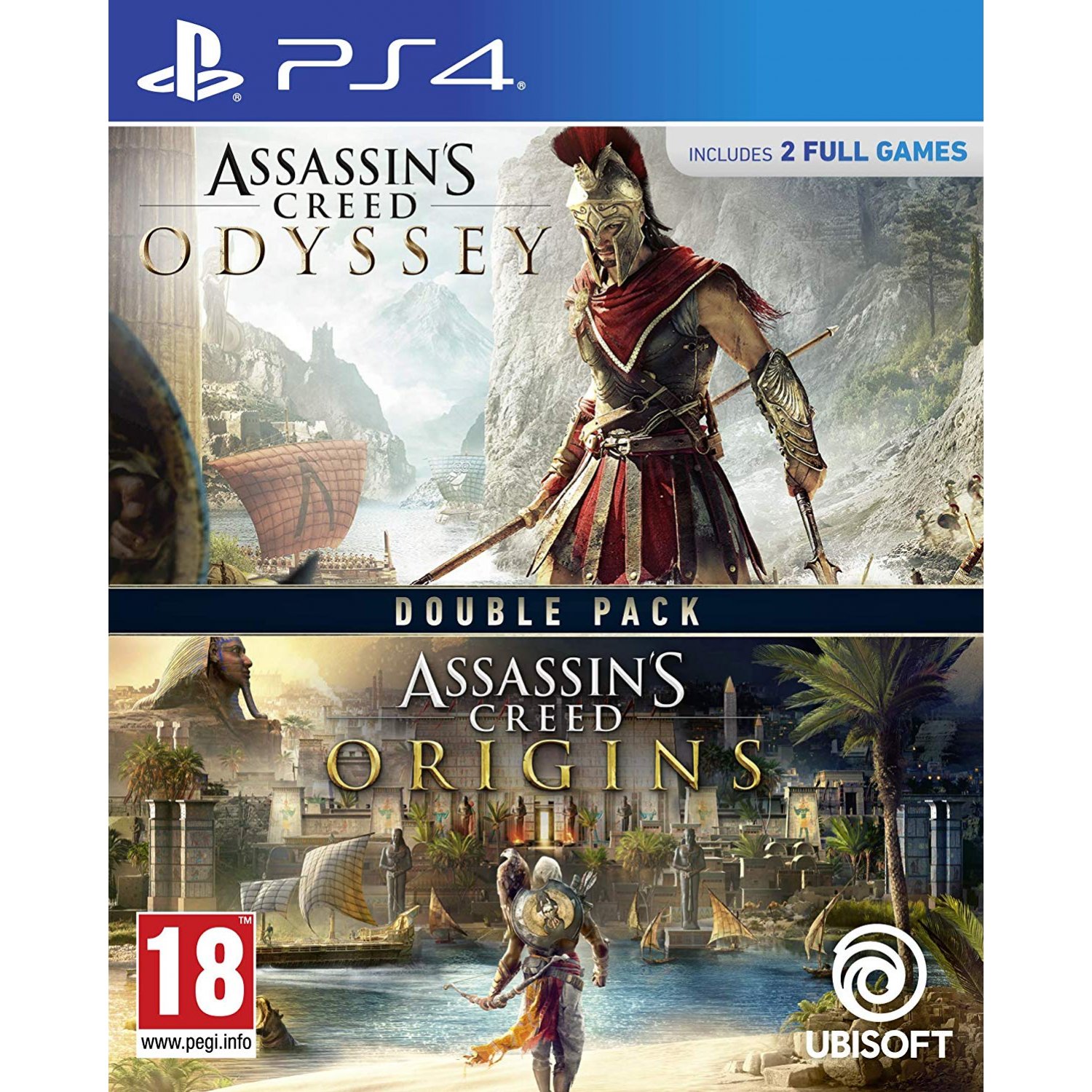 Assassins Creed Odyssey + Origins Double Pack - PlayStation 4 Játékok