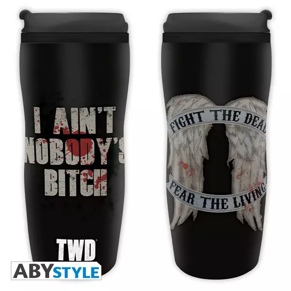 The Walking Dead Travel Mug Daryl Wings