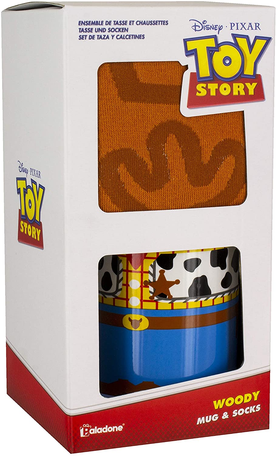 Toy Story Woody Mug and Socks Set(Méret:41-46)