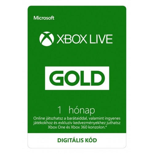 1 Hónap Game Pass és 1 Hónap Live Gold - Xbox One Kiegészítők