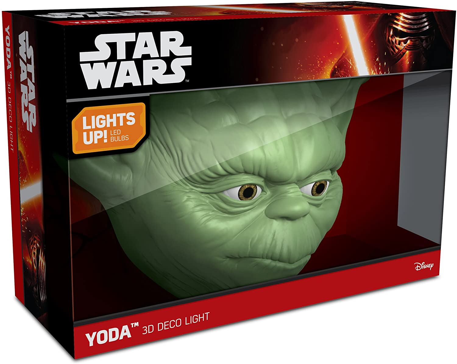 Star Wars Yoda 3D Deco Light - Ajándéktárgyak Lámpa