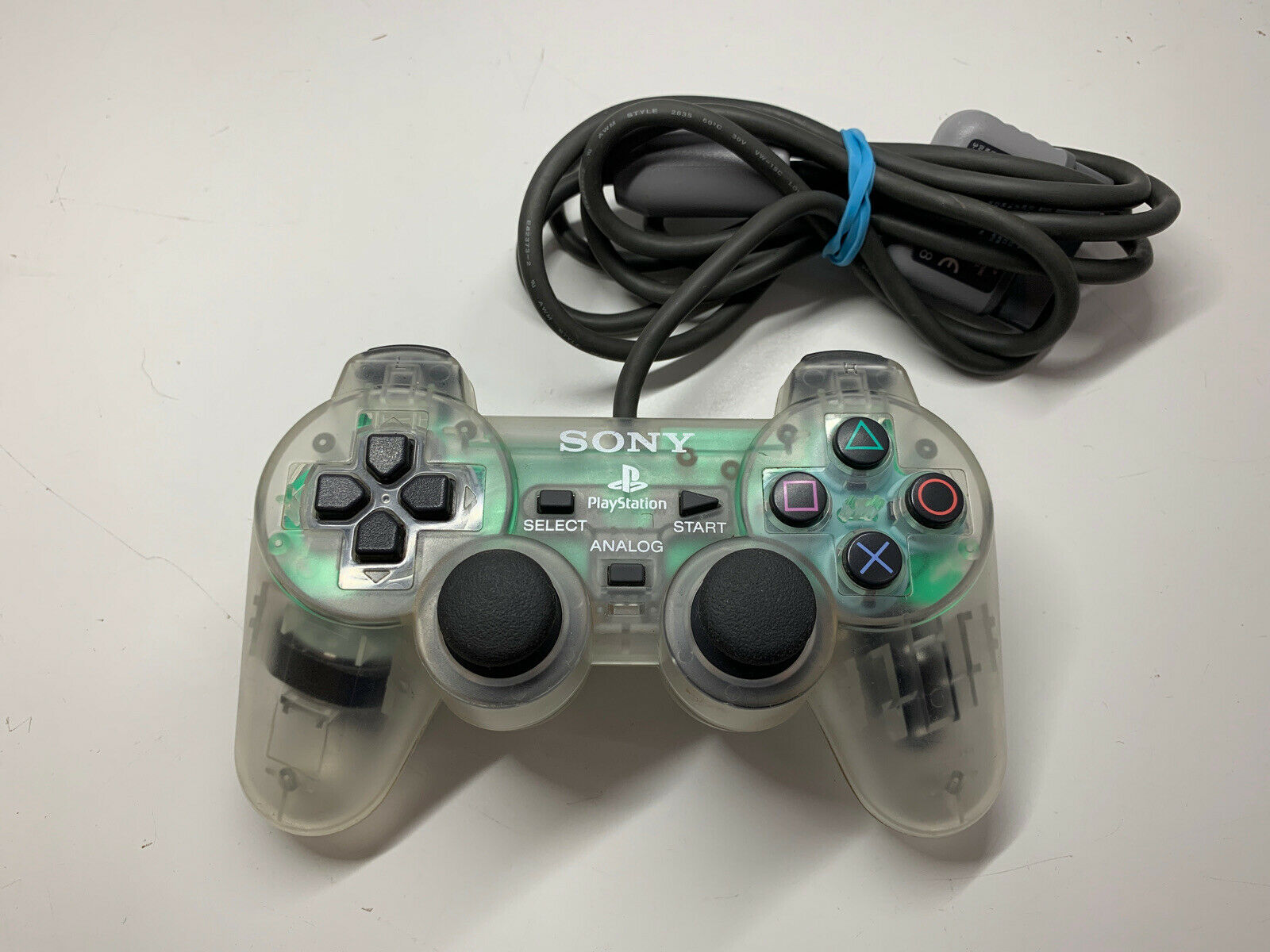 PlayStation 1 DualShock 1 kontroller Crystal
