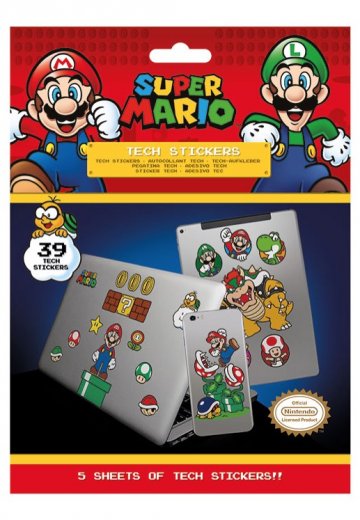 Super Mario Mushroom Kingdom Tech matricakészlet - Ajándéktárgyak Ajándéktárgyak