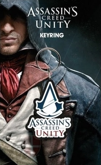 Assassins Creed Unity Logo Keyring - Ajándéktárgyak Kulcstartó