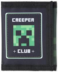Minecraft Creeper Club pénztárca