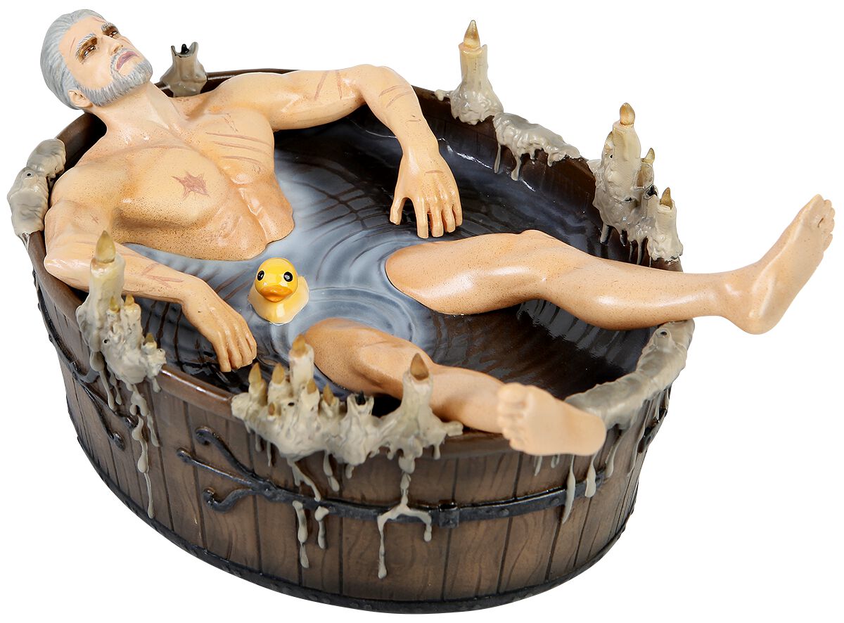 The Witcher 3 Wild Hunt Geralt In The Bath Statuette