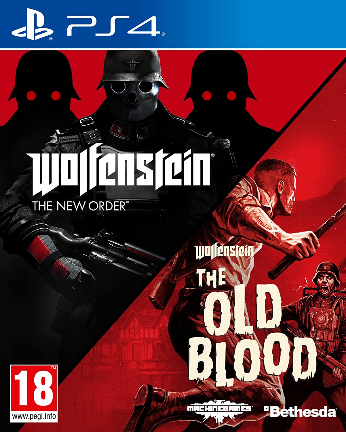 Wolfenstein The New Order + Wolfenstein The Old Blood Double Pack - PlayStation 4 Játékok